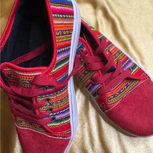 Colorful Patterned Women's Sneakers